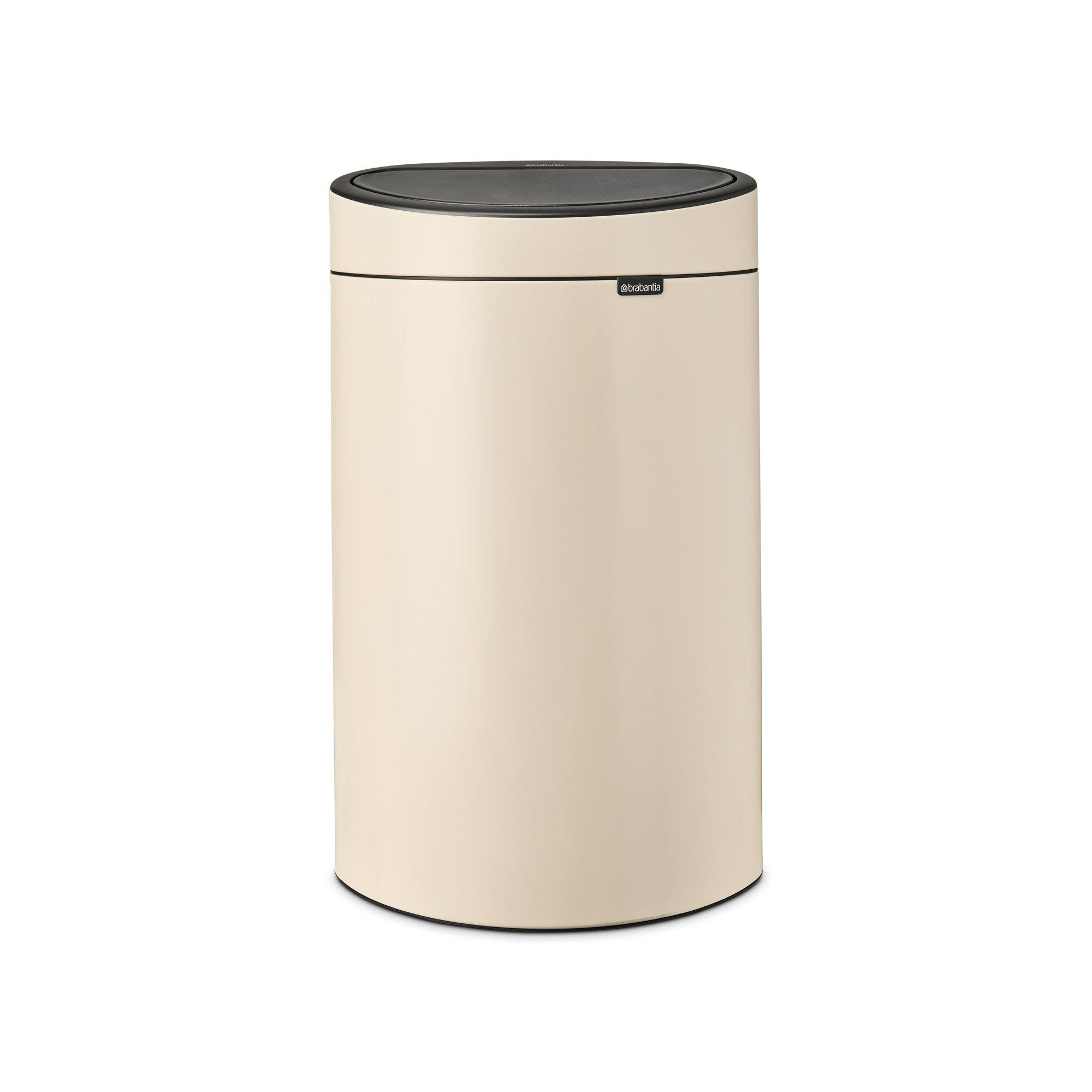 Poubelle Brabantia Bo à Pédale 12L - Compacte, Design Platine, Couvercle Soft-close - Idéale Pour La Maison