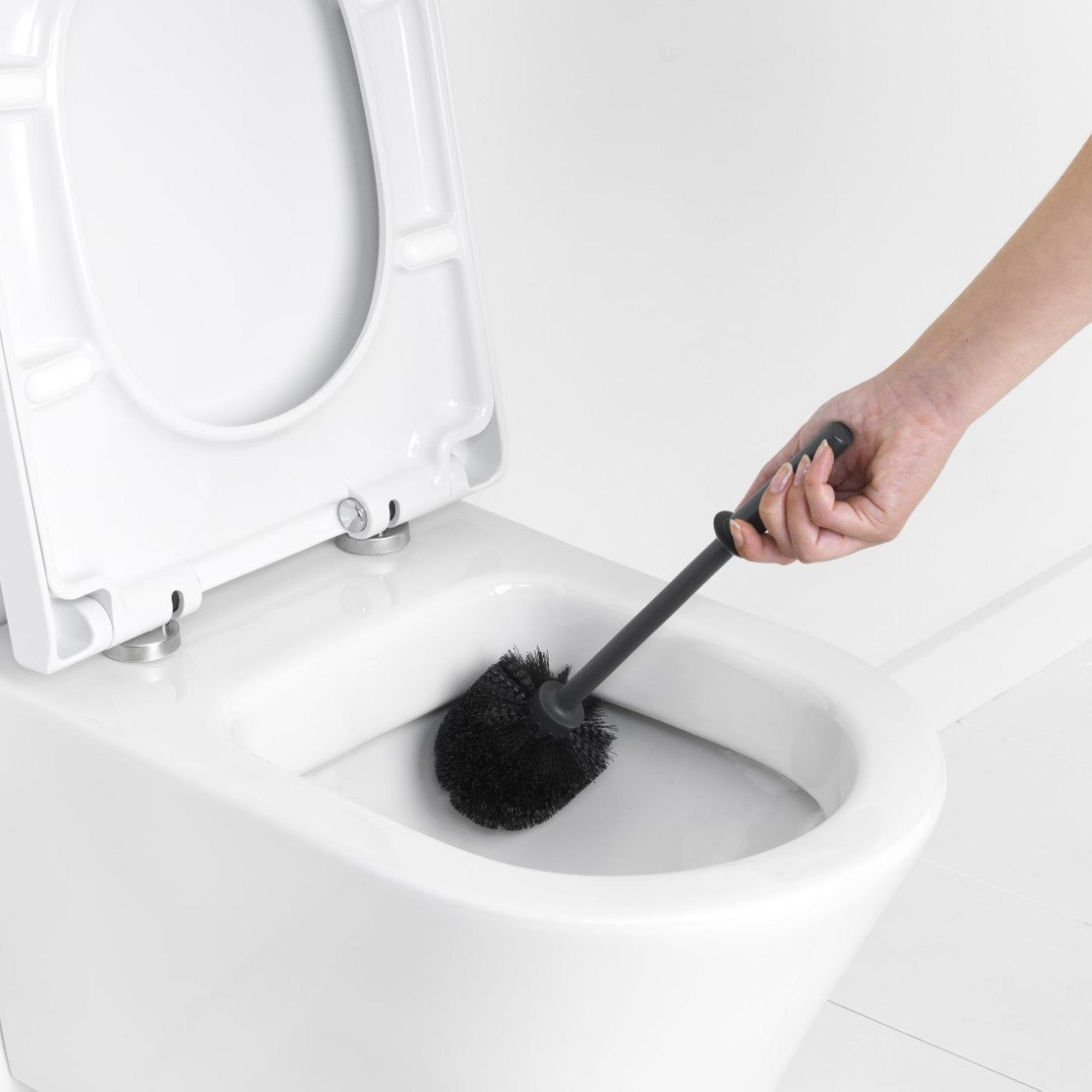 Brosse Wc À Long Manche - Ensemble De Brosse De Toilette Compacte Et  Support