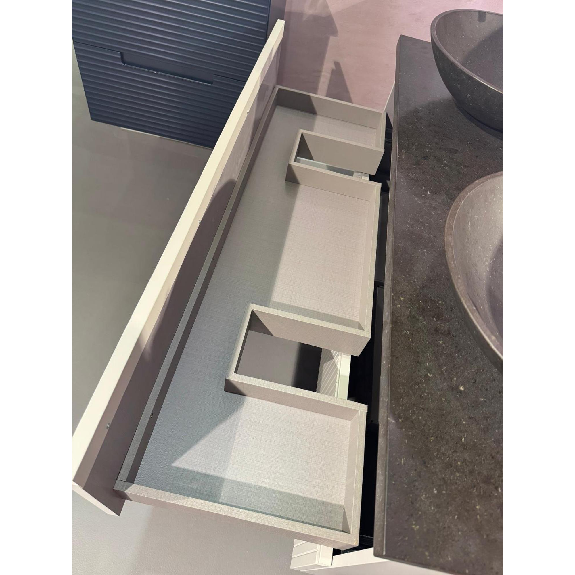 Saniclass Prime Balance Wastafelonderkast - 120x55x44.9cm - 4 lades