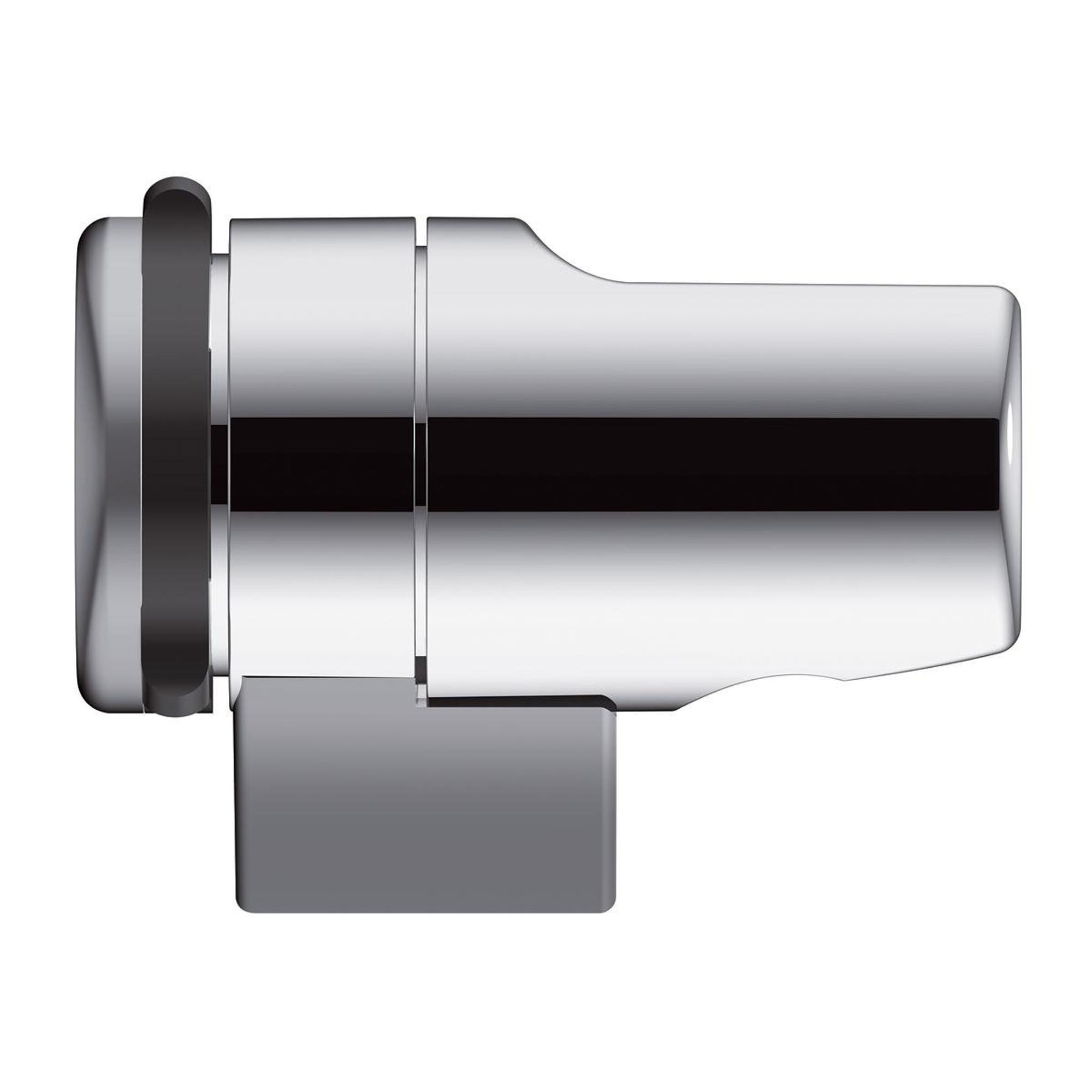 Raminex Tuka tuka ensemble WC/douche avec douchette à main avec  interrupteur marche/arrêt 1/2 avec flexible de douche 100cm + support mural  avec robinet intégré chrome - AC67551 