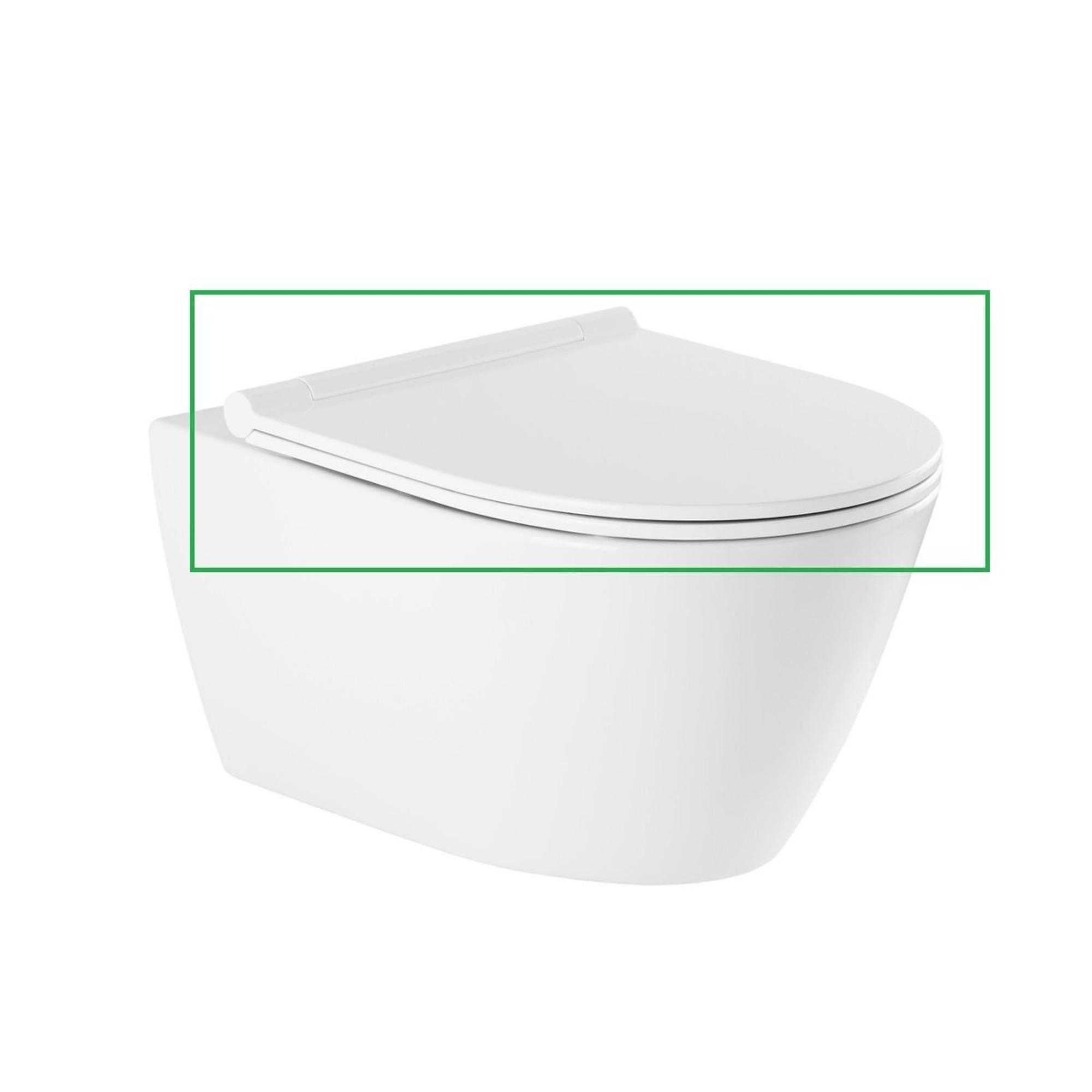QeramiQ Salina Abattant WC avec frein de chute déclipsable blanc - 2366100  