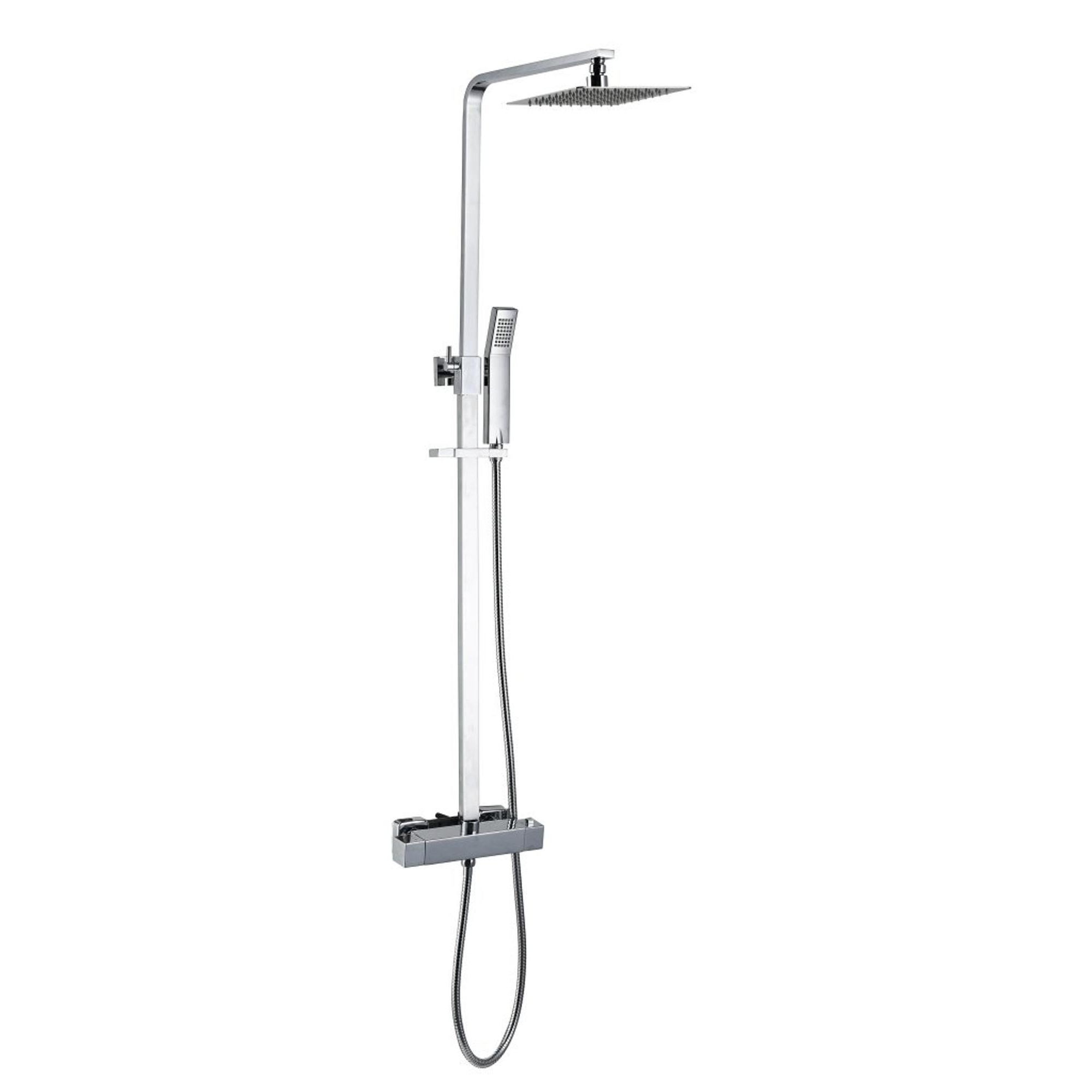 Best Design New York vierkante thermostatische regendouche opbouwset ...