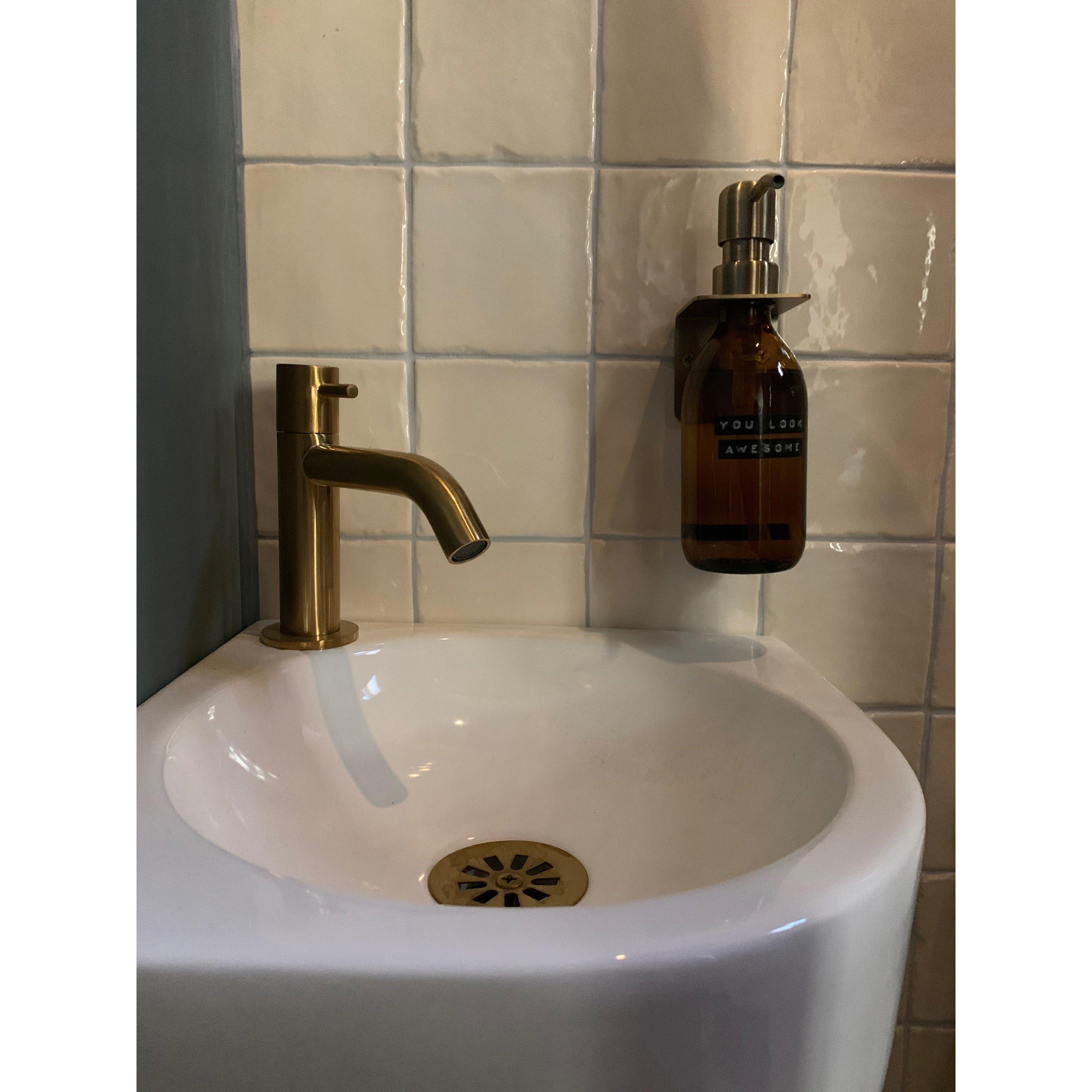 Rétro salle de bains antique en laiton mural douche porte-savon