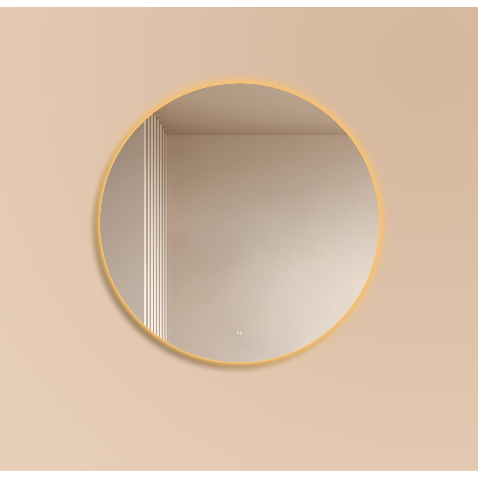 Adema Circle miroir rond diamètre 60cm avec éclairage LED indirect