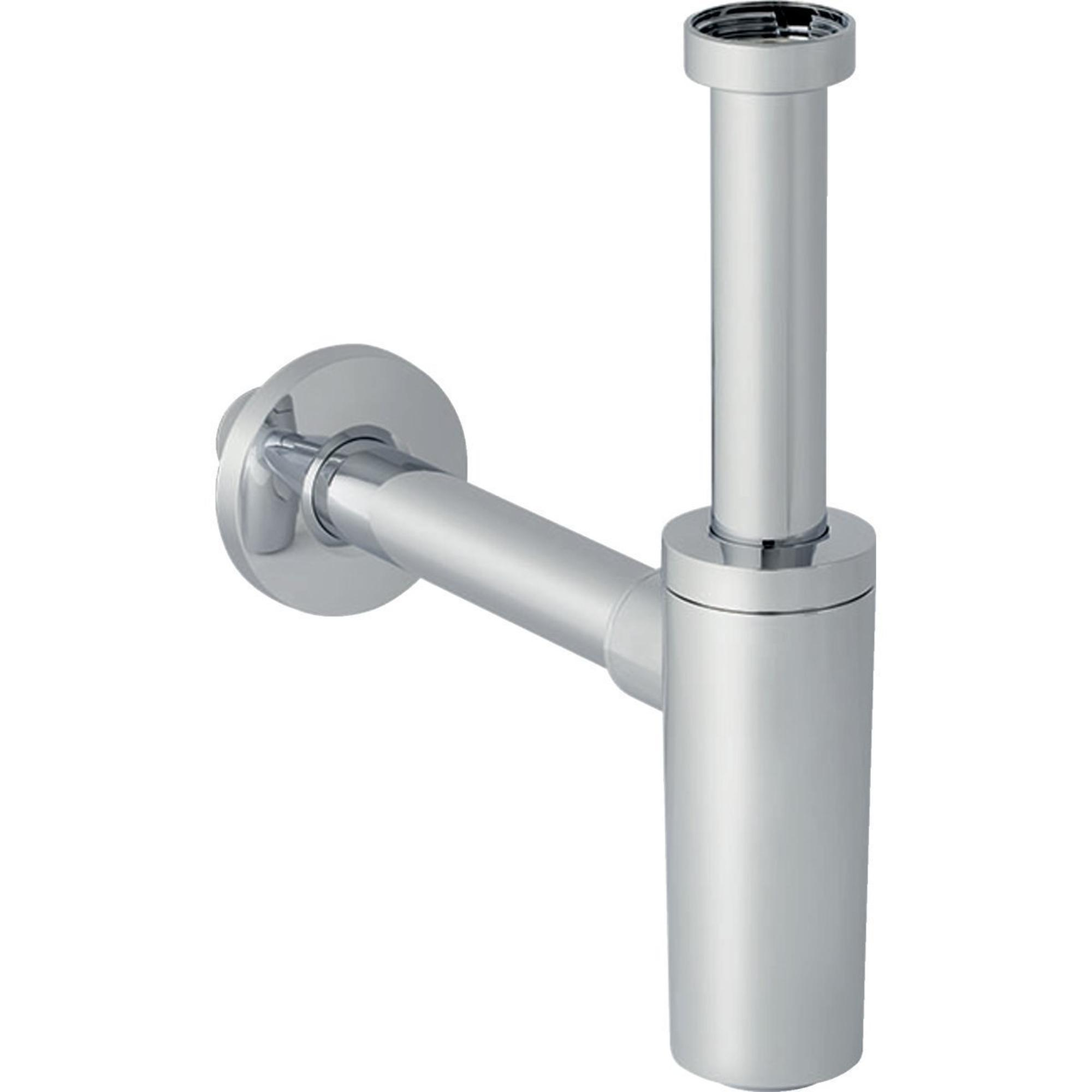 Siphon de lavabo, chromé  11/4 x 32 mm , garde d'eau 65 mm