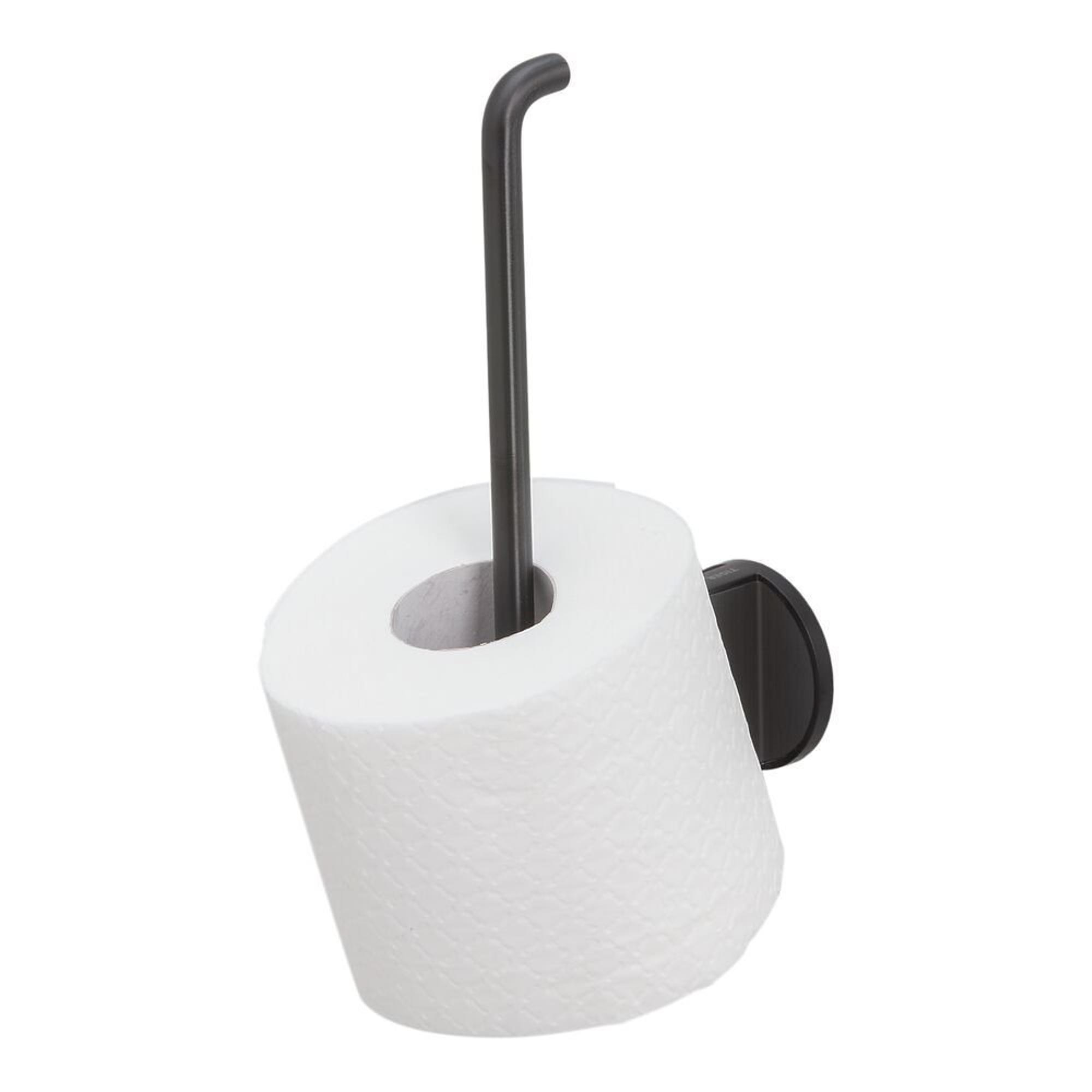 Tiger Tune Porte-rouleaux papier toilette de réserve Métal brossé noir /  Noir - 1325438946 