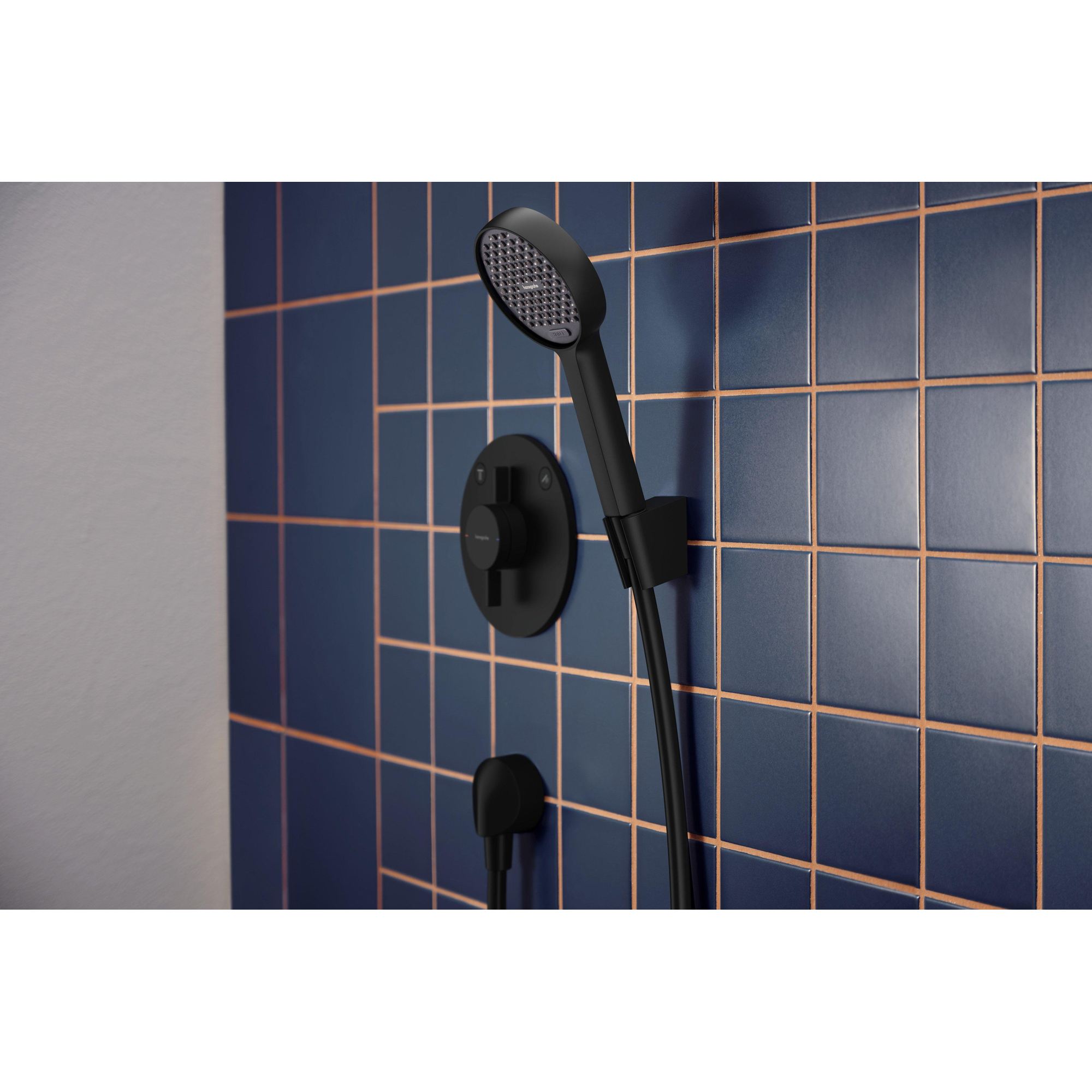 Pommeau De Douche Hansgrohe Activera S 240 Mm - Jet Pluie - économie D'eau EcoSmart+ (6L/min) - Noir Mat - 8