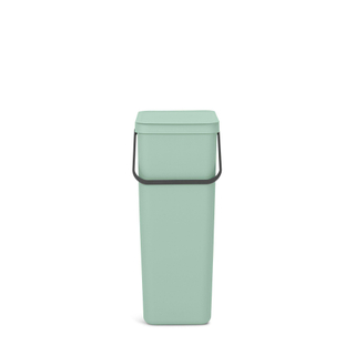 Brabantia Sort & Go Afvalemmer - 40 liter - hengsel - jade green