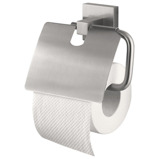 Haceka Mezzo Tec Porte-papier toilette avec couvercle Chrome mat