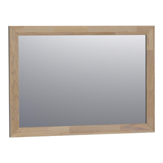 Saniclass natural wood Spiegel - 100x70cm - zonder verlichting - rechthoek - grey oak