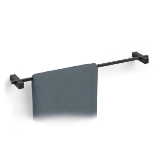 Zack Carvo Porte-serviettes - 66cm - simple - noir