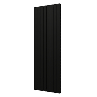 Plieger Cavallino Retto Radiateur vertical double 180xx60.2cm raccord au centre 1549W Noir mat