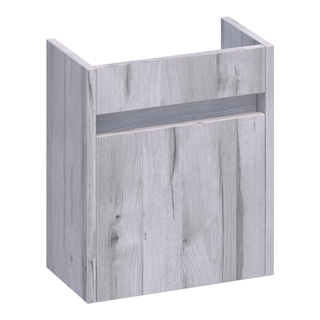 Saniclass Nexxt Fonteinonderkast - 40x45x22cm - 1 linksdraaiende deur - greep - MFC - Birch