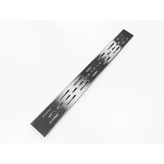 FortiFura Galeria Grille pour caniveau de douche - 90cm - gunmetal DESTOCKAGE