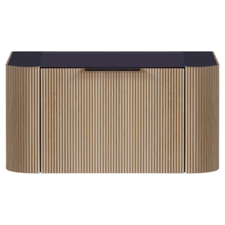 Differnz Olle Meuble sous lavabo - 89x39x45.5cm - chêne clair