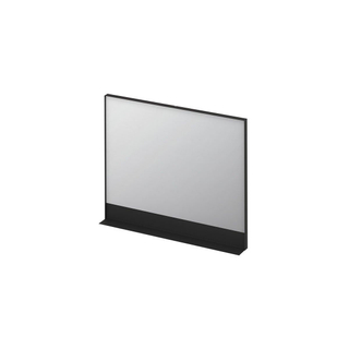 INK Miroir 100cm avec cadre noir et tablette