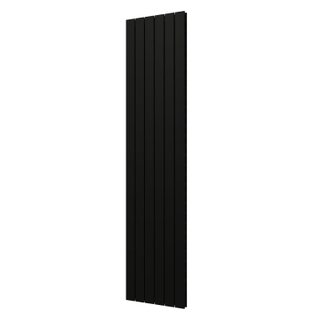 Plieger Cavallino Retto designradiator verticaal dubbel middenaansluiting 2000x450mm 1287W mat zwart