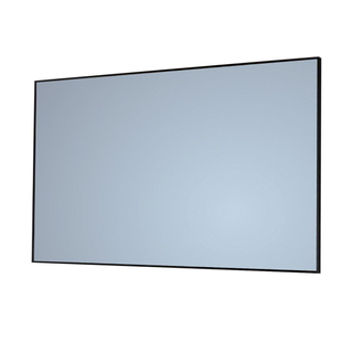 Sanicare miroir avec cadre noir 70 x 80 x 2 cm