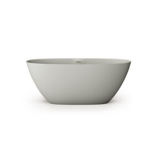 Fugaflow Eccelente Arredo Vrijstaand Bad - 160x75x60cm - solid surface - licht grijs