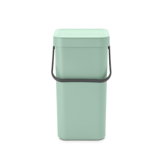 Brabantia Sort & Go Poubelle - 12 litres - poignée - avec barre - jade green