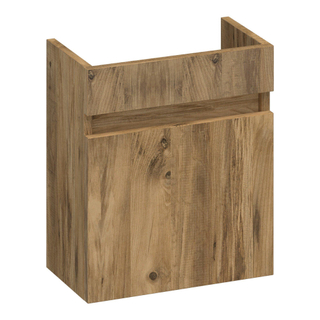 BRAUER Joy fonteinonderkast - 40x45x22cm - met 1 deur greeploos linksdraaiend Chateau