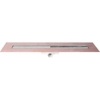 Easy Drain Solid TAF douchegoot - 90cm - omkeerbaar rooster - waterdicht doek - RVS