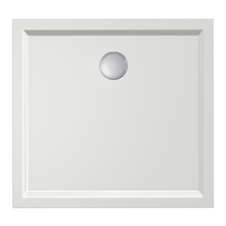 Xenz mariana receveur de douche 80x75x4cm rectangulaire acrylique blanc