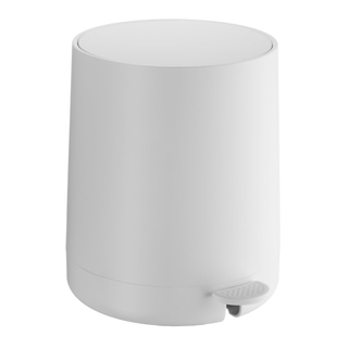 Smedbo Beslagsboden Poubelle à pédale 4ltr Softclose Mat Blanc