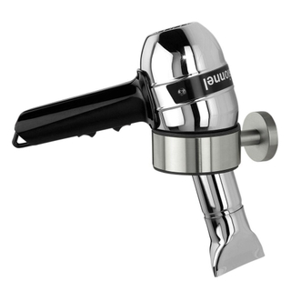 Tiger Boston support de sèche-cheveux - 9x12x5cm - inox brossé