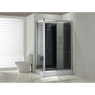 Sunshine complete douchecabine rechts 120x90x218cm alu 5mm glas