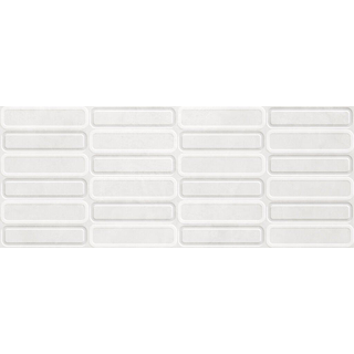 Cifre Ceramica Alure - Carrelage mural - 30x75cm - rectifié - White oval decor mat (blanc)