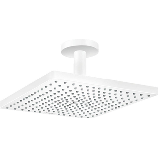 Hansgrohe Raindance e pomme de douche carrée e300 1jet m. montage au plafond 15.8cm 30x30cm blanc mat