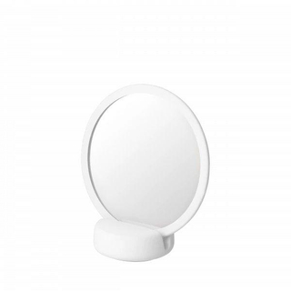 Blomus Sono Make-up Spiegel - hoogte 18,5cm - breedte 17cm - lengte 9cm - White