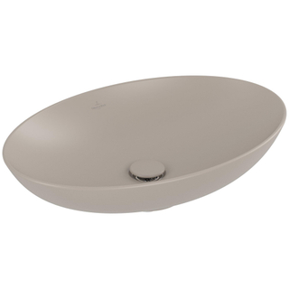 Villeroy & Boch Loop & Friends Opzetwastafel - 62 x 42 x 12 cm - Almond CeramicPlus - zonder overloop