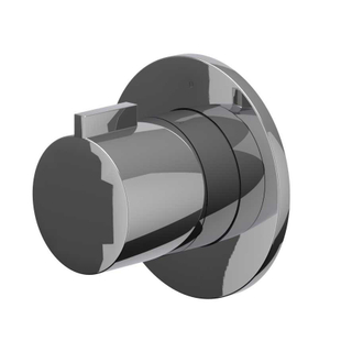 IVY Pact Afbouwdeel - voor inbouw douchemengkraan - stopkraan - symmetry - rond rozet - Chroom