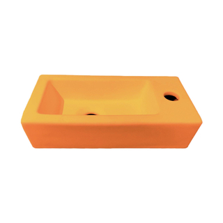 Best Design Farnetta Lave-main - droite - 37x18x9cm - Orange mat