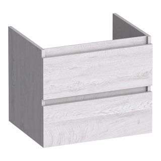 BRAUER Joy meuble sous lavabo 60 2 tiroirs softclose - sans poignée - 1 découpe pour le siphon - Forest Seashell