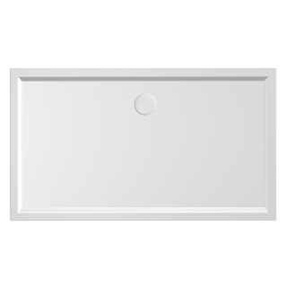 Xenz mariana receveur de douche 140x80x4cm rectangulaire acrylique blanc