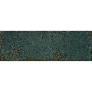 Colorker Enjoy Carrelage à motif bande décoratif - 10x30cm - 8mm - rectifié - Porcellanato - Emerald