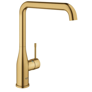 GROHE Essence New Mitigeur de cuisine avec bec L haut pivotant 0° / 150° / 360° Brushed Cool Sunrise