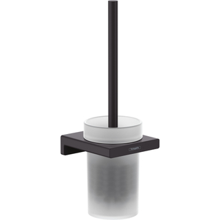 Hansgrohe Addstoris Garniture brosse WC mat noir