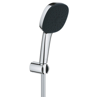 GROHE Vitalio Comfort QuickFix Handdoucheset - Ø11cm - 3 straalsoorten - 8.0l/min - met houder - met slang - 175cm - chroom