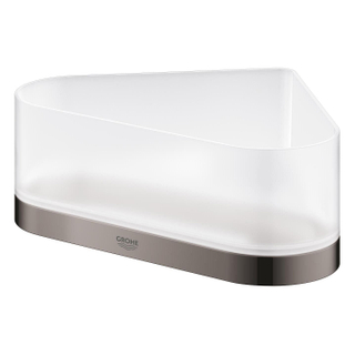 GROHE Selection Panier de douche - 17x17x20x8.5cm - modèle d'angle - montage mural - hard graphite