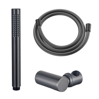 FugaFlow Eccelente Sobrado ensemble de douche à main avec support de douche à main et tuyau lisse en métal