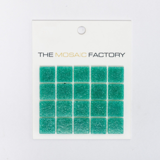 SAMPLE The Mosaic Factory Amsterdam Carrelage mosaïque - 2x2x0.4cm - pour mur et sol pour intérieur et extérieur carré - verre Jade vert