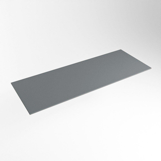 Mondiaz TOP 41 Plan sous vasque - 110x41x0.9cm - compatible comme plan de meuble - solid surface - Plata