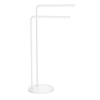 Smedbo Beslagsboden Handdoekhouder - 40x80x25cm - Staal Mat wit TWEEDEKANS