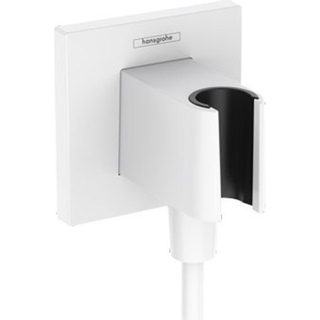 Hansgrohe Fixfit support de douchette incl. coude mural mat blanc