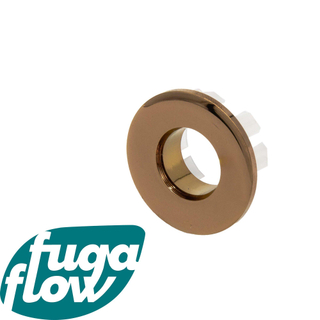 FugaFlow Eccelente Sobrado anneau de trop-plein de luxe 3cm adapté aux éviers en cuivre