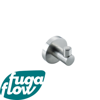 FugaFlow Eccelente Acces Handdoekhaak - enkel - rond - geborsteld RVS PVD - Black Friday -